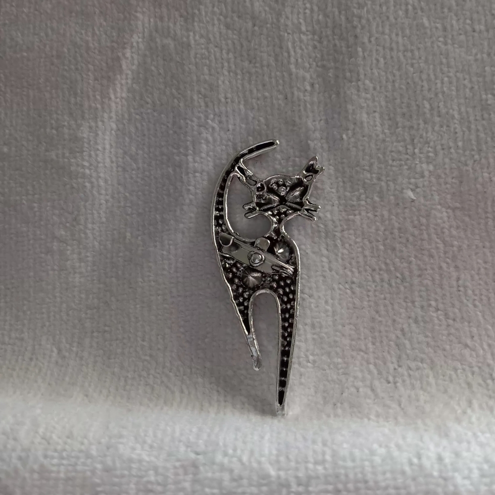 Multi-Color Cat Pin Brooch - Picture 3 of 7